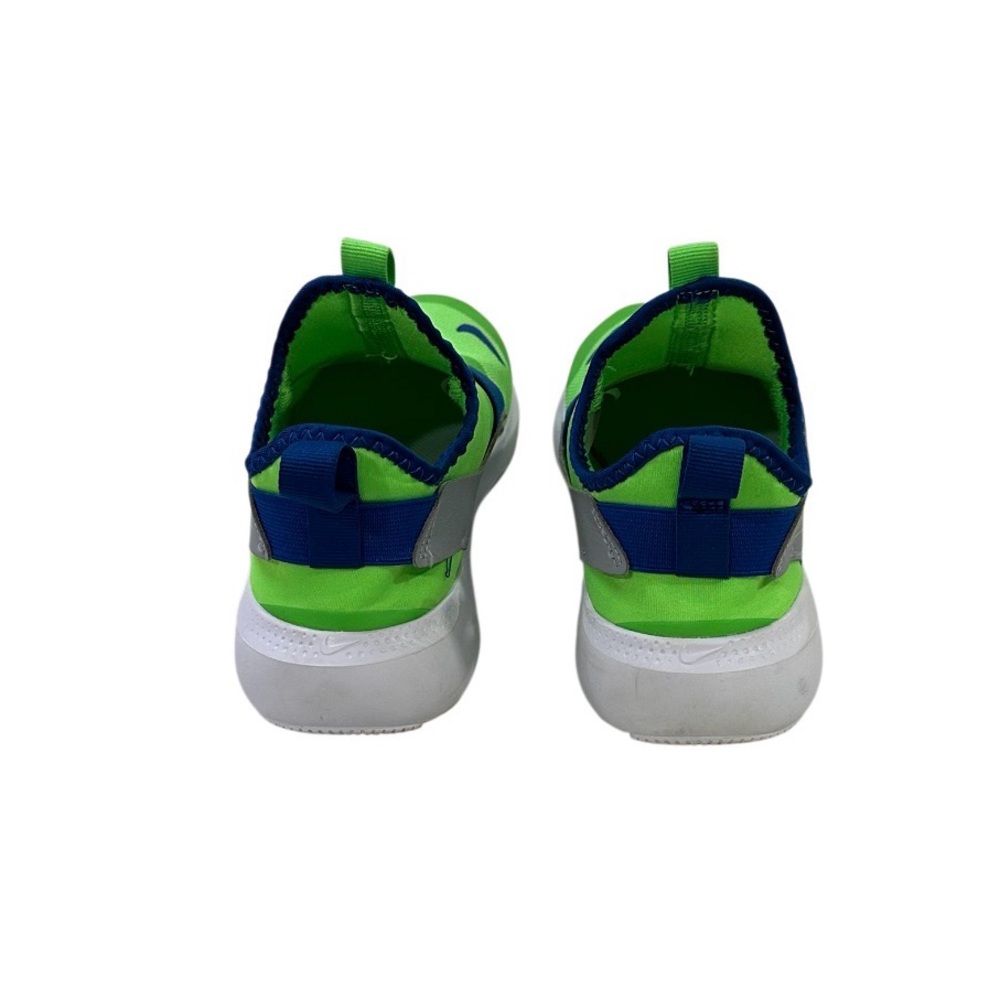 Nike Flex Runner Little Kid Boys Running Shoes- Lime/Blue Size 4 - Picture 3 of 6